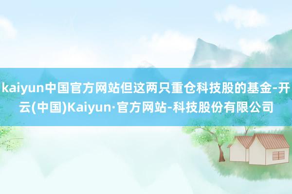 kaiyun中国官方网站但这两只重仓科技股的基金-开云(中国)Kaiyun·官方网站-科技股份有限公司